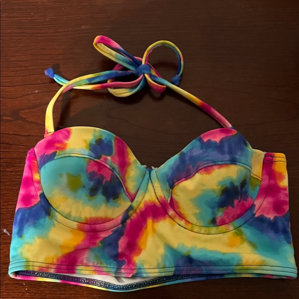 dELiA*s Tie-Dye Bikini Top - Multicolor